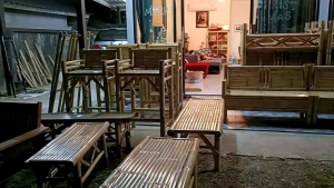 เก้าอี้ไม้ไผ่ LN000: 150x50 สูง 45cm 1ชิ้น/ตัว