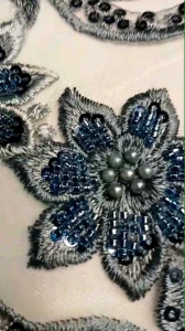 (HARGA PERSETENGAH METER) bahan kain tulle untuk kebaya wanita/ dressgaun pestagaun nikahkutu barusudah full payett