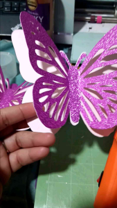 butterfly for backdrop 4 inches size