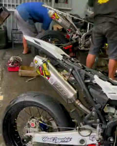 Knalpot Norifumi Rocket 4 untuk CRF150L, KLX150, Dtracker & BF Extrem WR155