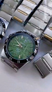 GROSIR TERMURAH!!!...Jam Tangan Pria & Wanita New OMxGA Constellation Gerak Detik Sweep Movement Silver Stainless Steel Gak Luntur Grade Super