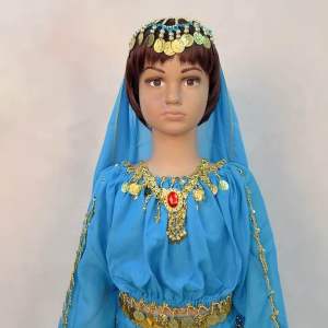 READY STOCK Kids Children Indian Costume Arabian Belly Dance Costume Movie Character Jasmine Bollywood Concert Costume