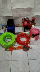 Steam Dinamo Elektromotor Cuci Motor Mobil+2 Selang 20M+2Stik