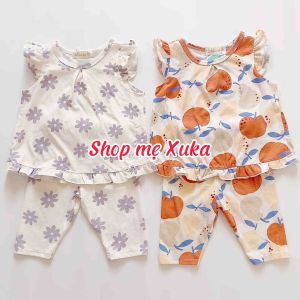 Đồ bộ cánh tiên quần lửng bé gái xuất Nhật Miwoo