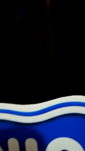 NO LACE Laminated wavy name tags for kids school with personalized names and heart designs.