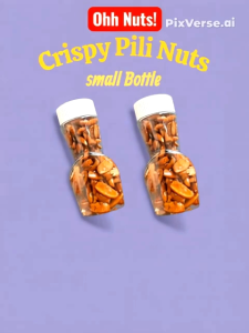 Honey glazed Crispy Pilinut Small Bottle 150 grams "NO LOGO"