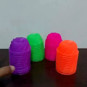 36pcs cetakan agar bentuk twister loyang