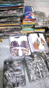 KAOS ANAK SABLON LEHER LENGAN PENDEK SAYAP ANGEL TOPENG KAOSFF KAOSANAK