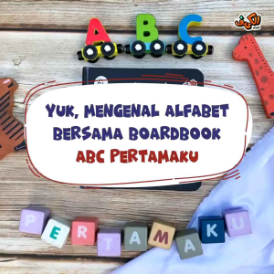 Boardbook Highcontrast Buku Anak Bayi Balita Hardcover | ABC Pertamaku Alphabet and My First Animal Words | By Alkahfi Kids