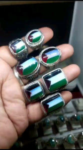 cincin bendera Palestina elegan