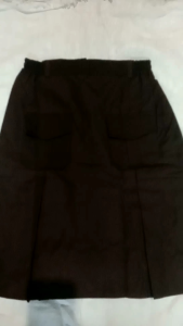 seragam sekolah SD SMP span kantong tutup pendek pinggang karet