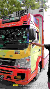 Antena Variasi Motif Pelangi Untuk Truck Pickup L300 Grenmax dll/ ANTENA TOPPERS Truk Pickup Bahan Stainless Steel Anti Karat