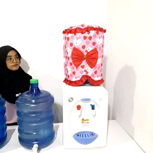 Sarung Galon Dispenser Multifungsi Galon Pompa Atas Dan Kran Bawah