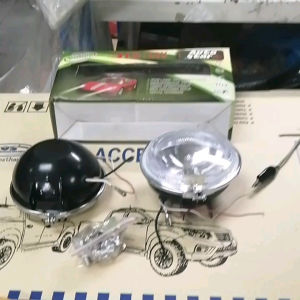 ไฟตัดหมอก 4นิ้ว 1คู่​ 1​2​v​ สีขาว มีไฟหรี่ledวงกลม