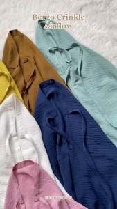 BERGO CRINKLE AIRFLOW JUMBO /JILBAB BERGO CRINKLE AIRFLOW/KERUDUNG BERGO