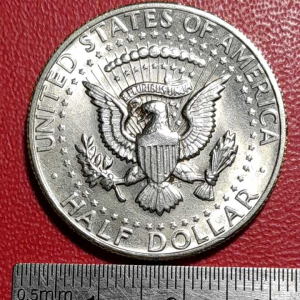 Koin Asing Koleksi Kuno Jadul lawas Half Dollar Tahun 1974