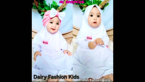 PROMO!! / Gamis bayi dan anak azibah / lucu dan imut / Usia 0-4 tahun / Set gamis sudah termasuk hijab turban dan ciput / bahan jersy premium / cocok untuk kulit bayi dan anak