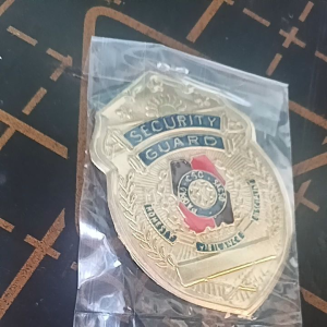 Plain Collarpin and Badge Perdible