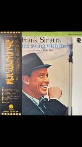 [ แผ่นเสียง Vinyl LP ] Artist : Frank Sinatra Album : Come Swing With Me! Cover : NM Disc : NM Manufactured : Japan Released : 1976 Price : 2350