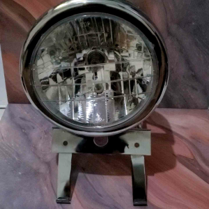 Lampu depan ninja r ss set breket dudukan Berkualitas LAMPU DEPAN NINJA R SS EURO SATU SET REPRO BAHAN BESI CROME