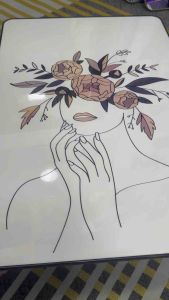 2 ชิ้นของแต่งบ้าน กรอบรูปขนาดใหญ่insสไตล์กรอบรูปสำหรับตกแต่งห้องนอน ห้องนั่งเล่น ร้านค้าของขวัญขึ้นบ้านใหม่