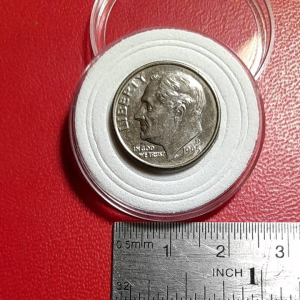 Koin Asing Koleksi Klasik One Dime Kecil Tahun 1995