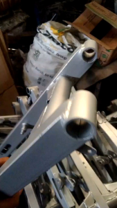 Swing arm fork lengan ayun jupiter z (2003-2009) tebal silver dan crom