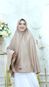 Hijab Instan Bergo Jumbo XL Polos Rizqiana DMR