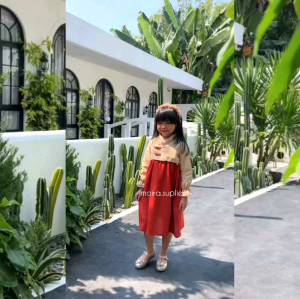 DRESS ANAK KONDANGAN MODEL KOREA LILY LINEN LUCU