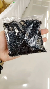 (500grams)Natural Mexico Black Obsidian Crystal Tumbled Stone
