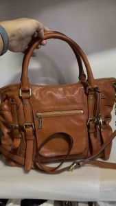 Preloved authentic vintage McGraw pure leather 2way crossbody bag