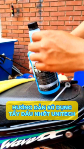(Tặng vòi xịt) Tẩy Rửa Đa Năng UNITECH 850ml Motobike Cleaner - Rửa Sên Vệ sinh Nhông sên dĩa lốc máy dầu nhớt lâu năm sườn xe dây điện