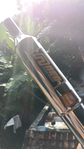 Original Neo Speed Racing Knalpot RX King Model Kolong 3v3 Fullchroom Suara Garing Cring Bertenaga