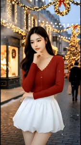 Áo Thun Kiểu Nữ Bigsize 45-85kg Dài Tay Cổ Chữ V Phối Ren Chất Thun Tăm Mềm Mịn Dễ Phối Đồ MS538