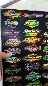 Stiker Sound | Stiker Audio Sound System | Stiker Audio | Stiker Sound System | Stiker Anti Air | Stiker Bahan Vinyl | Stiker Hologram | Stiker Pack