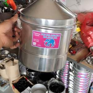 Dandang Nasi Sablukan Aluminium Murah 1kg Free Entong COD