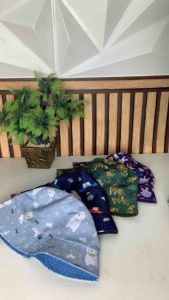 Topi anak lucu topi bucket Hat spazio topi bulak balik 2in1 topi bayi perempuan dan laki-laki