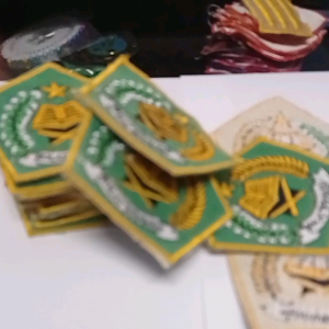 BED LOGO BORDIR KEMENTRIAN AGAMA KEMENAG IKLAS BERAMAL 1 PCS