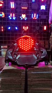 Stoplam Running Beat FI Stater Kasar Motif Love Dengan 8 Mode Kedipan Otomatis