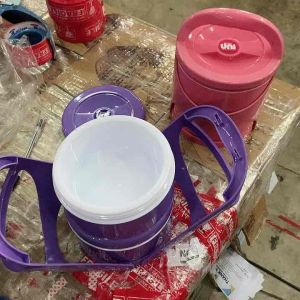 Uniglobal Lunch Box Container With Snaplock 2Layer Lunch Box For Work Or School Use