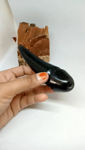 Sedotan Tanduk Kerbau Hitam Model Unik M109: Aksesoris Minuman Unik