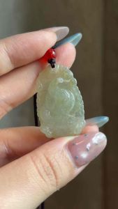 [Type A] Mặt Dây Chuyền Ngọc Phỉ Thúy Tự Nhiên Khắc Linh Xà - Băng Chủng - Bình An Tài Lộc Trí Tuệ