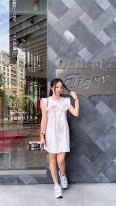 Minidress ชุดเดรสลุคคุณหนู เดรสยีนส์น่ารักน่ารัก ชุดเดรสใส่ไปคาเฟ่