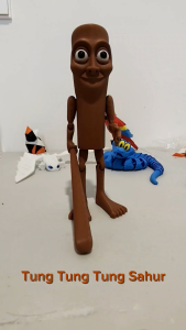 Flexi Toy Tung Tung Tung Sahur Zootopia Garry Snake Toothless White Fury Wooden Stick Figure Blue Snake White Dragon Building Blocks Fun Stretchy Playset for Kids