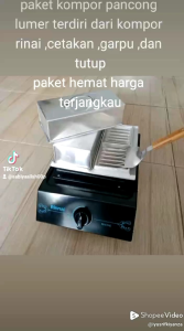 kompor cetakan pancong lumer sekat rinai