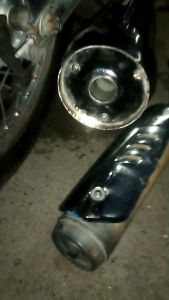 TMX ALPHA 125 version 2 chicken pipe