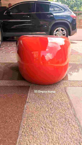 ACE TC15 Fiberglass Red Triangle Sculpture Chair Table Landscape Decoration Garden Hotel Recreational Park Bangku Meja