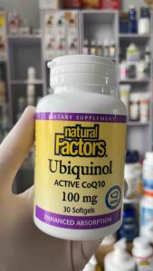 [MỸ] Viên Ubiquinol Active CoQ10 100mg Natural factors 30 viên Q10
