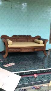 BALE JATI KURSI SANTAI UKURAN 200x80 cm