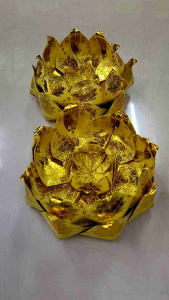金福莲 纯金 纸莲花 纯金大悲咒 大悲咒 大悲神咒 莲花纸 莲花 成品发货 大莲花 清明节 中元节 祭祖 拜祖先亲人 富贵金莲 莉莉神料 joss paper 手工莲花 手工折纸